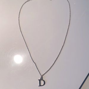 Bauble Bar Initial Necklace “D”
